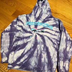Purple Tie-Dye  Hoodie
